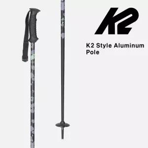 케이투 스키 폴 K2 STYLE ALUMINUM BLACK