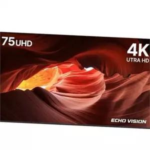 스마트 uhd tv 75형 대화면 벽걸이형 75인치 tv 고해상도 가정용 슬림 텔레비전 스탠드형 와이드 벽걸이