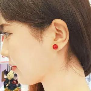 [볼라레][노원점]무알러지10mm산호진주 핸드메이드데일리 명품귀걸이(SSE443)