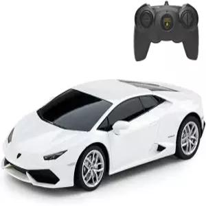 RASTAR 람보르기니 후라칸 LP610-4 RC 카 라디오 리모컨 1/24 스케일 (화이트)