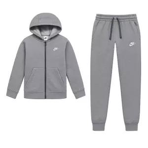 나이키 NSW 후드 조거 키즈 아동 트레이닝복세트 츄리닝 러닝복 그레이 BV3634-091