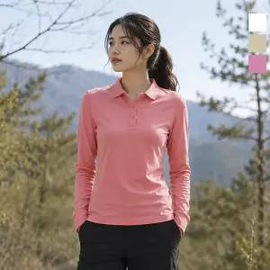 [웨스트우드] 여성 베이직 긴팔 카라티_WO1WCTP408