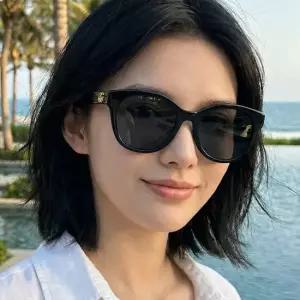 선글라스 GG1002SK 001 명품 아시안핏 블랙 뿔테