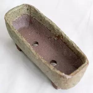 옹기 사각 화분 긴 토기 26x8cm 조화꽃 전용 다육 인테리어 장식 소품 원예 용품 빈티지