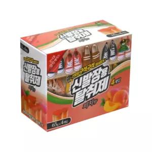 산도깨비 신발장용 탈취제 피치향 (65gX4입) 신발장 냄새 제거 탈취제