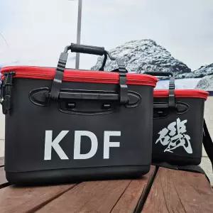 KDF 바다낚시 밑밥통 하드타입 바칸 블랙 레트로타입 EVA 바다낚시 밑밥 살림통