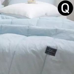 [프로셀러] Q 스노우리플 여름 퀸 블루 이불 간절기