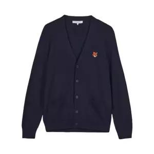 [라벨루쏘] [메종 키츠네] FW25 남성 폭스헤드 메리노 가디건 PM00501KT1181 0413