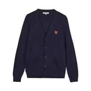 [메종 키츠네] FW25 남성 폭스헤드 메리노 가디건 PM00501KT1181 0413