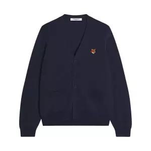 [롯데백화점]메종 키츠네 FW25 남성 폭스헤드 메리노 가디건 PM00501KT1181 0413