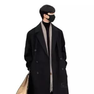 남성아우터 겨울 롱코트 트렌치 정장 모직 보온