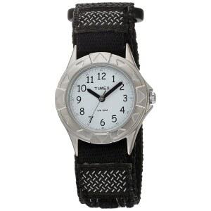 Timex 마이 퍼스트 아웃도어 용 손목시계 블랙 패스트 랩 스트랩(T79051)
