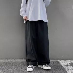 조거팬츠 가을 남자바지 베이직 면바지 밴딩팬츠 편한바지 드롭와이드팬츠