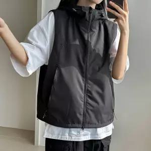 [가볍게 엣지 핏] 에센셜 윈드브레이커 베스트~3XL 캐주얼 아웃도어 고프코어 조끼 3color 
