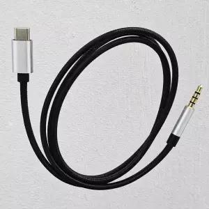 킨스 C to 옥스 aux 4극 케이블 1m 차량 휴대폰 3.5mm 연결 KINS-AC-1