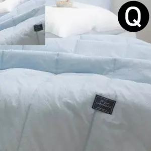 십햐 아이싱 스노우리플 여름 간절기 이불 퀸 Q 블루 덮는이불퀸