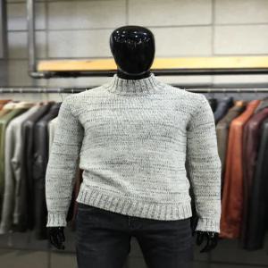 빠니깔레 이태리직수입 아이보리베이지 프리미엄울블랜드 하이넥골지 니트 fanit68br 629699