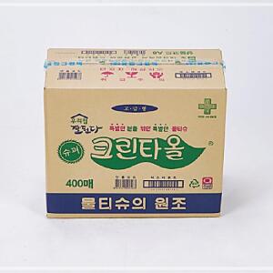 슈퍼크린타올 400입 물티슈 1개