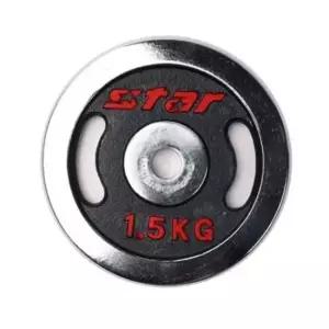스타스포츠 바벨원판 도금원판 1.5kg ER501 역기원판 웨이트원판 홈트