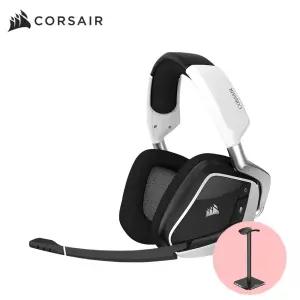 CORSAIR 헤드셋 커세어 게이밍 VOID RGB Elite 무선7.1ch화이트 거치대 SET 4095620