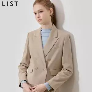 [리스트(LIST)] 시그니처 포멀 더블 셋업 재킷 (택가격: 268000원)