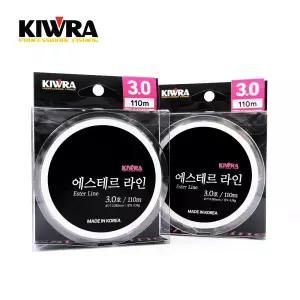 키우라 에스테르 라인 110m 목줄 쇼크리더 자작채비 갈치 한치 쭈꾸미 갑오징어 무늬오징어