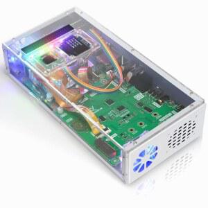 FREENOVE 냉각 팬이 있는 라즈베리 파이 NVMe 슬롯 SSD 스테레오 컴퓨터 5MP 96인치 5용 1231MB 키트 케이스 스크린 내장 카메라 OLED
