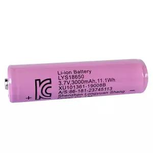 [탑셀]18650 배터리 3000mAh 리튬이온 충전지 Li-on 충전식 건전지 보호회로 후레쉬 랜턴 고방전 3.7V