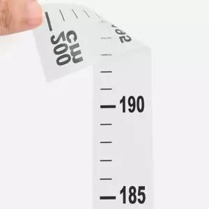 쿠스토어 심플 투명 키재기 스티커 200CM 키재기자 신장측정기