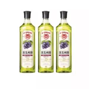 사조 대림해표 포도씨유 900ml 3개