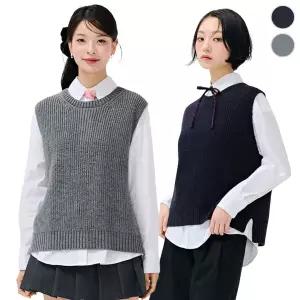체이스컬트 MILD 버튼 장식 니트 VEST/2Color - 멀티
