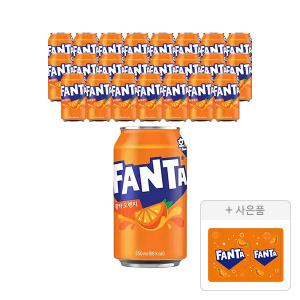 [코카콜라] 환타 오렌지 350ml, 24개 + 증정(북마크, 주문시 100% 증정)