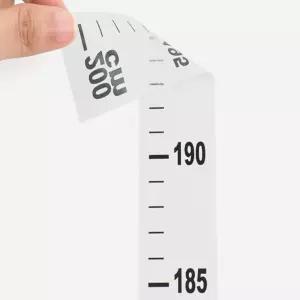 장바구니안 투명키재기스티커200CM 키측정기 스티커자