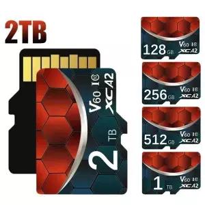 고속 확장형 휴대폰 메모리 카드 2TB TF 미니 SD 512GB 닌텐도 스위치 카메라용
