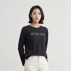 [PAT 여성] 기모 스판 라운드 티셔츠_1K85381