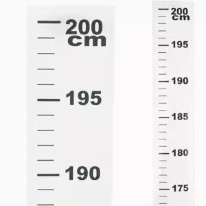 제이엠쇼핑 투명 키재기 스티커 200cm 키측정스티커