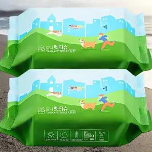 탐사 펫티슈 동물용의약외품 반려동물 물티슈 80개입 2개