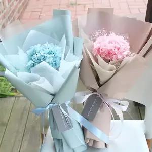프리저브드수국꽃다발(핑크 블루) 졸업선물 승진축하꽃다발