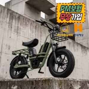 [무료보험가입] 니어바이크 레트로 투어 48V 20Ah 블랙 PAS전용 배달용 전기자전거