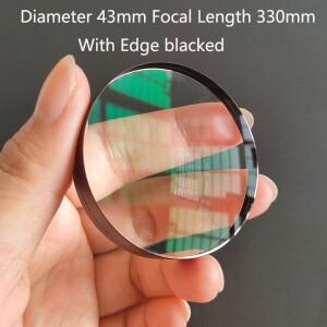 D52F200 D43F330 시멘트 이중 접착 볼록 렌즈, ED 무채색 양면 대물 DIY 천체 망원경용