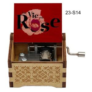 프랑스어 노래 La Vie En Rose 14초 동안 18음계 음악 상자를 개조한 작품 할로윈 가족 파티 소규모 선