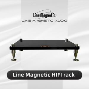 라인 마그네틱 HIFI 랙 미디어 스탠드  오디오 캐비닛  다용도 선반  전문 (베이스레이어)