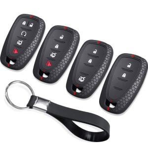 쉐보레호환 Malibu XL Equinox Cruze Spark Sonic Camaro Volt Captiva 용  실리콘 자동차 원격 키 케이스
