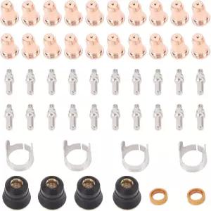 50Pcs IPT40 팁 전극 키트 CUT 55DS Pro 플라즈마 절단 토치 소모품 세트