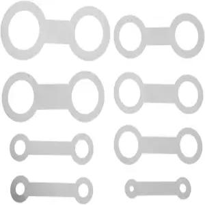 파보모토 색소폰 패드 레벨링 세트 플루트 클라리넷을 위한 8가지 크기의 악기 수리 도구 쉽게 설치하고