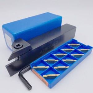 MGMN200 G NC3020 PC9030 +MGEHR / MGEHL 1010 1212 1616 2020 2525-2 외부 원형 슬로팅 커터 바 CNC 터닝 툴 로드