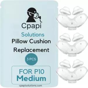 에어핏 P10 비강 베개용 CPAPi 솔루션 CPAP 교체 중간 3팩 마스크용으로 설계 압력 지점을 줄이고 누출을