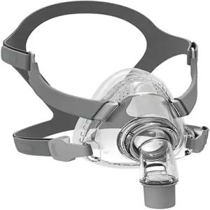 CPAP 마스크 범용 교체 풀 페이스 헤드기어 세트 부드러운 실리콘 쿠션 프레임 및 팔꿈치/스와이벨이