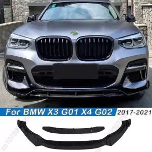 BMW X3 G01 X4 G02 M40i M40d M팩 M스포츠 차량용 프론트 범퍼 립 바