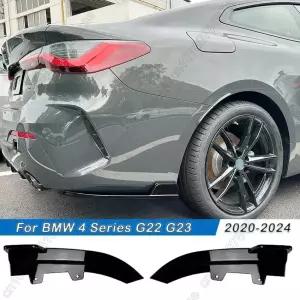 BMW 4시리즈 G22 G23 M 스포츠 20-23년 후면 범퍼 립 사이드 스포일러 디퓨저